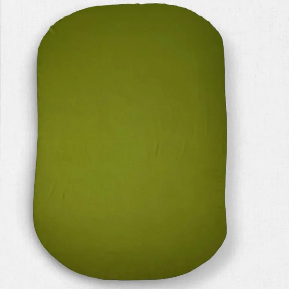 Olive Green Tablecloth Napkin Set Oblong 85x58 Farmhouse Dinner 6 Matching 17x17